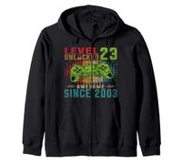 Cadeau 23 Anniversaire 23 Ans Gamer Niveau 23 Débloqué 2003 Sweat à Capuche