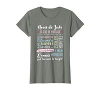 Cadeau 26 ans de mariage pour couple - Noces de Jade T-Shirt