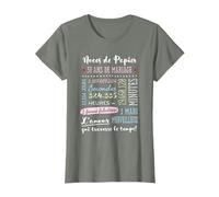 Cadeau 37 ans de mariage pour couple - Noces de Papier T-Shirt