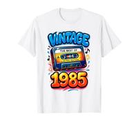 Cadeau 40ème anniversaire Vintage 1985 Cassette Graffitier T-Shirt