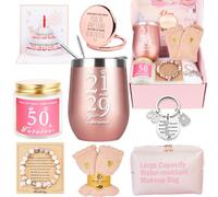 Cadeau 50 ans Anniversaire Femme, coffret cadeau de joyeux 50e anniversaire pour meilleures amies, femme, maman, épouse, fille, sœur, sa petite amie, collègue, meilleure amie