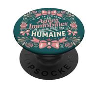 Cadeau Agent Immobilier Femme PopSockets PopGrip Adhésif