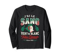 Cadeau Algérie Tahia Djazair Supporter Humour DZ Original Manche Longue