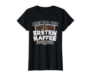 Cadeau « Alles vor Dem Kaffee ist d'urgence » T-Shirt Graphique avec Valeur