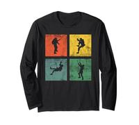 Cadeau Alpiniste Escalade Grimpeur Escalade Libre Vintage Manche Longue