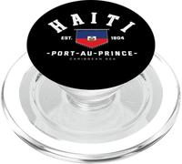 Cadeau ami haïti Drapeau haïti Port-au-Prince haïti Cadeau PopSockets PopGrip pour MagSafe