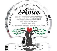 Cadeau Amie - Gravure Acrylique Bloc Puzzle Cadeau Amie Femme Cadeau Anniversaire Femme Cadeau dcoratif en COFFRET CADEAU BIEN-ETRE