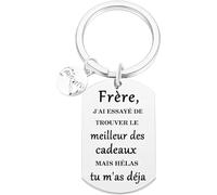 Cadeau Amitié, Porte Clé pour Anniversaire, Cadeau pour Son Frère, Beau Frere, Homme, pour Une Amie
