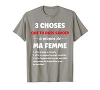 Cadeau Amoureux Copain Humoristique Humour Couple Jalousie T-Shirt, Homme, Ardoise, 3XL