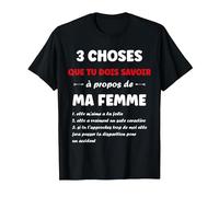 Cadeau Amoureux Copain Humoristique Humour Couple Jalousie T-Shirt, Homme, Noir, 3XL