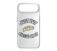 Cadeau Amusant avec Citation Just Put Cheese on It pour Hommes, Femmes, Enfants Coque pour iPhone Air