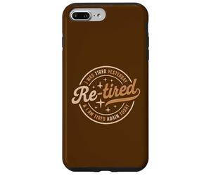 Cadeau Amusant de départ à la Retraite Re-Tired Definition Coque pour iPhone 7 Plus/8 Plus
