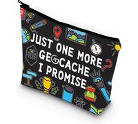 Cadeau Amusant De Géocaching Pour Géocacheur, Cadeau Just One More Geocache I Promise, Trousse De Maquillage Pour Amoureux De Plein Air, Pochette De Voyage, Plus De Geocache Blu, Mode