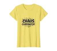 Cadeau Amusant de gestionnaire de Bureau coordinateur du Chaos T-Shirt, Femme, Citron, S