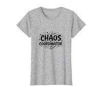 Cadeau Amusant de gestionnaire de Bureau coordinateur du Chaos T-Shirt, Femme, Gris Chiné, XS