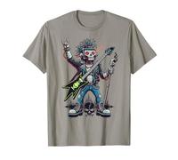 Cadeau Amusant de Joueur de Guitare Rockstar Robot pour Homme et Femme T-Shirt