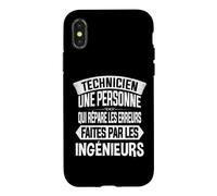 Cadeau Amusant de Technicien Joyeux Noël pour ingénieurs Coque pour iPhone X/XS