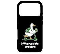 Cadeau Amusant de thérapie d'oie pour réguler Les émotions Coque pour iPhone 17 Pro