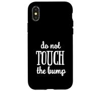 Cadeau Amusant « Do Not Touch The Baby Bump » Coque pour iPhone X/XS