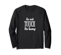 Cadeau Amusant « Do Not Touch The Baby Bump » Manche Longue