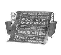 Cadeau amusant « Get Well Soon » pour femme ou homme, couverture de guérison amusante, cadeau post-chirurgie, cadeaux de récupération amusants pour les amis malades, cadeaux pour encourager et se