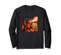 Cadeau Amusant « I Can't Drive 55 Fire Dragon » Manche Longue