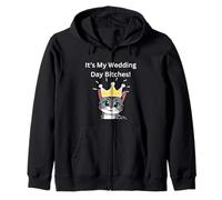 Cadeau Amusant « It's My Wedding Day Bitches Bride » Sweat à Capuche