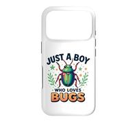 Cadeau Amusant Just a Boy Who Loves Bugs pour Adultes et Enfants Coque pour iPhone 17 Pro