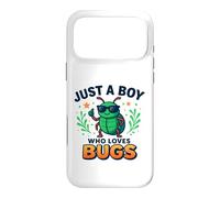Cadeau Amusant Just a Boy Who Loves Bugs pour Adultes et Enfants Coque pour iPhone 17 Pro Max