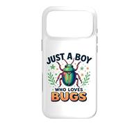 Cadeau Amusant Just a Boy Who Loves Bugs pour Adultes et Enfants Coque pour iPhone 17 Pro Max