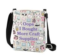 Cadeau amusant Oops I Bought More Craft Supplies Sac à bandoulière Artisanat Lover Cadeau Marketing Petit sac d'affaires, Fournitures Cr UK, 0