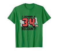 Cadeau Amusant pour 34e Anniversaire : I Demand a Recount! T-Shirt, Homme, Vert Kelly, XXL