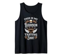 Cadeau Amusant pour Amateur de Whisky avec Inscription « This is My Bourbon Tasting » Débardeur