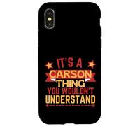 Cadeau Amusant pour Carson Coque pour iPhone X/XS