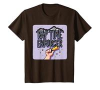 Cadeau Amusant pour Enseignants de garderie T-Shirt, Enfant, Marron, 8 Ans