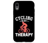 Cadeau Amusant pour entraîneur et Joueur de Cyclisme | Le Cyclisme est ma thérapie Coque pour iPhone XR