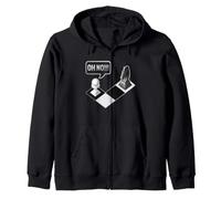 Cadeau Amusant pour Joueur d'échecs Oh No Springer Sweat à Capuche