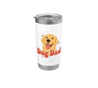 Cadeau amusant pour les amoureux des chiens et des chiens Gobelet isotherme en acier inoxydable double paroi