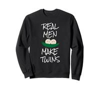 Cadeau Amusant pour Les Nouveaux Papas, Les Vrais Hommes Font des Jumeaux Sweatshirt