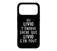 Cadeau Amusant pour nom Livio Coque pour iPhone 17 Pro Max