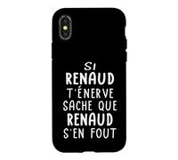 Cadeau Amusant pour nom Renaud Coque pour iPhone X/XS