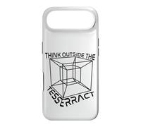 Cadeau Amusant pour Professeur de mathématiques avec Inscription « Think Outside The Tesseract » Coque pour iPhone Air