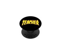 Cadeau Amusant pour Professeur de mathématiques, Skateboard, Patineur PopSockets PopGrip Adhésif