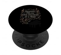 Cadeau Amusant pour Professeur de Piano, Professeur de Musique PopSockets PopGrip Adhésif