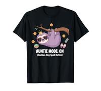 Cadeau Amusant pour Tante Paresseux de la Part d'un Neveu, nièce, garçons et Filles T-Shirt