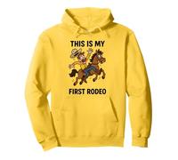 Cadeau Amusant « This is My First Rodeo Cowboy » pour Hommes, Femmes, Enfants Sweat à Capuche