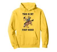 Cadeau Amusant « This is My First Rodeo Cowboy » pour Hommes, Femmes, Enfants Sweat à Capuche