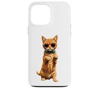 Cadeau amusant « You Only Live Once, Unless You're a Cat » Coque pour iPhone 13 Pro Max