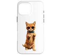 Cadeau amusant « You Only Live Once, Unless You're a Cat » Coque pour iPhone 16 Pro Max
