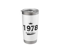 Cadeau Anniversaire 1978 Vintage - Édition Limitée Originale Gobelet isotherme en acier inoxydable double paroi